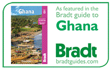 Easy Track Ghana in the Bradt Ghana 6th edition Bradt Logo