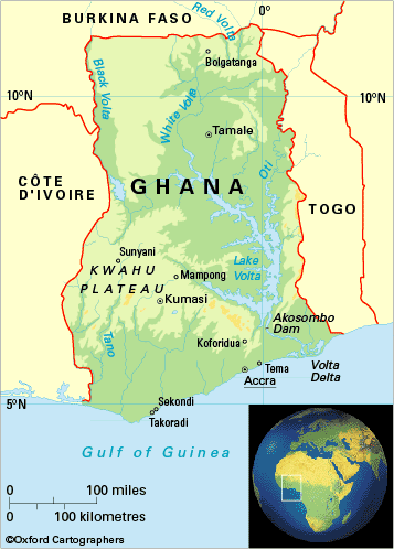 Map & Regions in Ghana - Ghana Permanent Mission to the United Nations