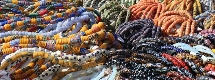 beads on display