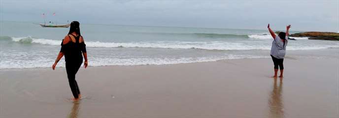 Busua Beach in Ghana