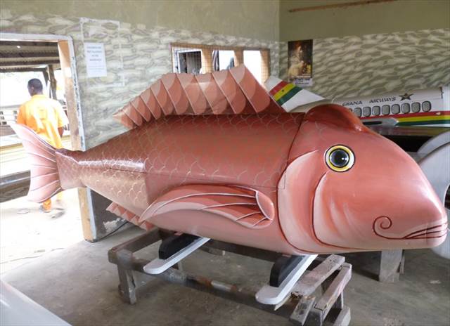Fish Coffin at Fantasy Coffins shop