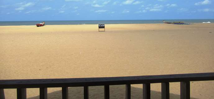 Beach in Ghana