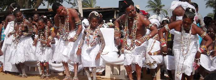 Glidji festival celebration in Togo