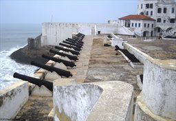 Cape Coast castle in Ghana