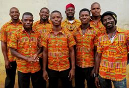 Most of the Easy Track Ghana team