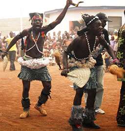 Festival dancing in Northern Ghana