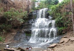 Kintampo Falls during the dry season