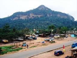 Mountain in Kwahu, Ghana