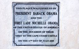 Commemoration at Cape Coast castle