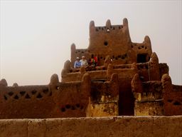 mud mosque at Wulugu in Ghana