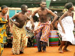 Agbadza dance in Ghana