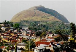 Mt Gemi at mountain village of Amedzofe in Ghana