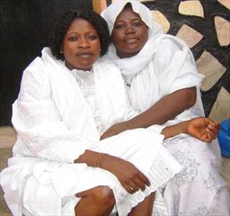 Women at funeral in Ghana
