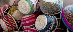 Hand crafted African baskets in Ghana