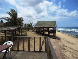 Beach resort at Prampram in Ghana