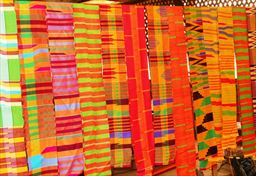 strips of Kente cloth