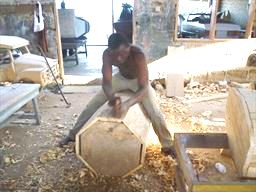 Crafting a Ga coffin in Ghana