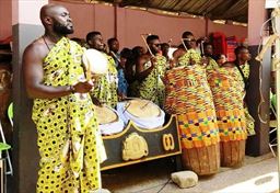 Drummers at Akwasidae festival