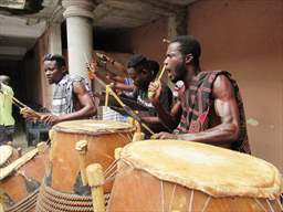 Drummers at Akwasidae festival