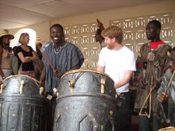 Drumming Akropong Durbar Ghana