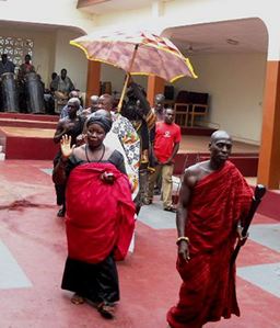 Durbar at Akropong chief palace