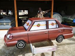 Ga coffin in Teshine-Nungua, Ghana