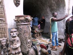 Wooden carved gods