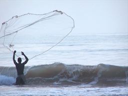 fisherman in Ghana