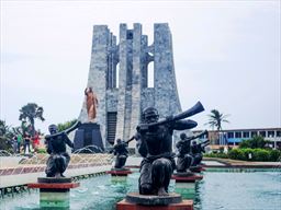 Fountain at Nkrumah Museum