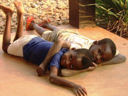 friends in Ghana