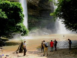 Guests at Boti Falls