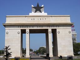 Black Star Gate at Independence Square in Accra, Ghana