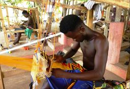 Kente weavers in Ghana