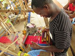 Kente weaving