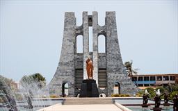 Kwame Nkrumah monument in Accra