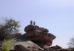 Slave raider lookout rock in Ghana