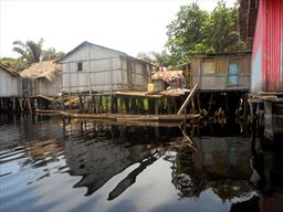 Nzulezo stilt village in Ghana