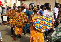 Young women at Odambea festival in Ghana