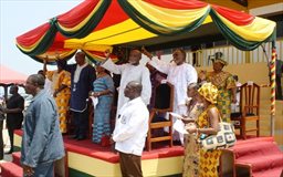 President Mahama at Panafest festival in Ghana