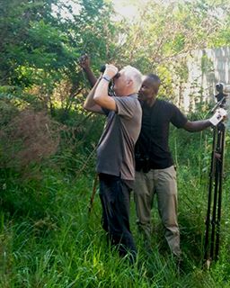Birding with a guide in Ghana