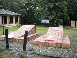 Tombs reinterred former slaves at Assin Manso