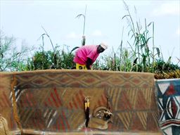 rooftop home in northern Ghana