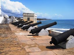 Cannons at Cape Coast castle