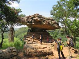 umbrella rock in Ghana