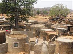 compound at Tongo in Ghana
